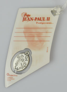 Plaque Auto Rétroviseur - Pape Saint Jean-Paul 2 (pic 3)