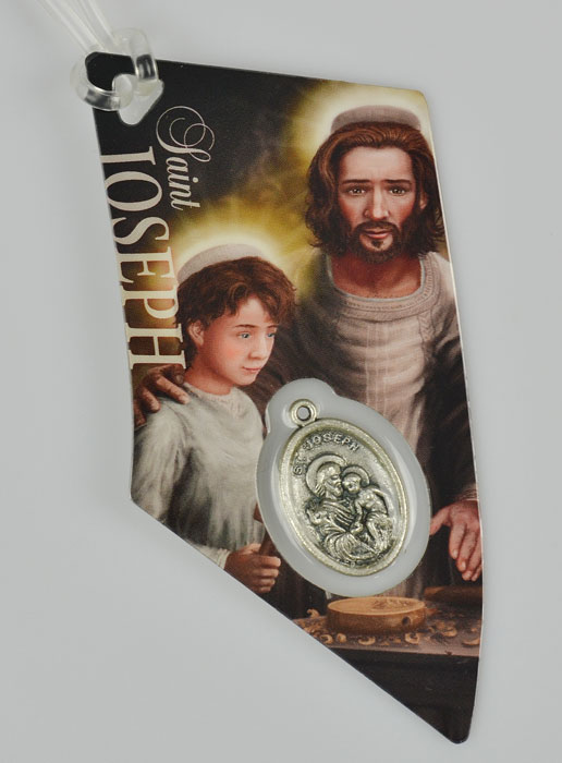 Plaque Auto Rétroviseur - Saint Joseph (pic 3)