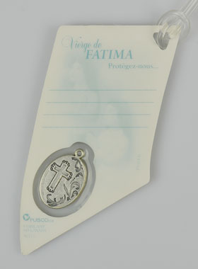 Plaque Auto Rétroviseur - Vierge Notre Dame de Fatima (pic 3)
