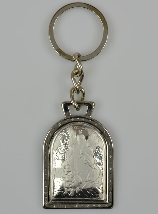 Porte-Clés Ange-Gardien Protecteur - Argent Massif - 5 cm (pic 2)