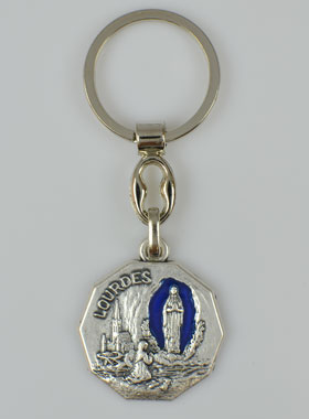 Porte-Clés Apparitions Notre Dame de Lourdes (pic 1)