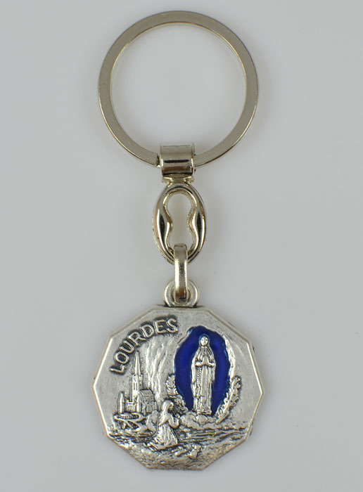Porte-Clés Apparitions Notre Dame de Lourdes (pic 2)