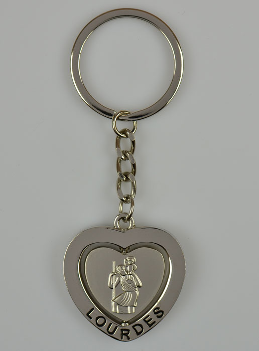 Porte clés Coeur de Saint Christophe (pic 3)