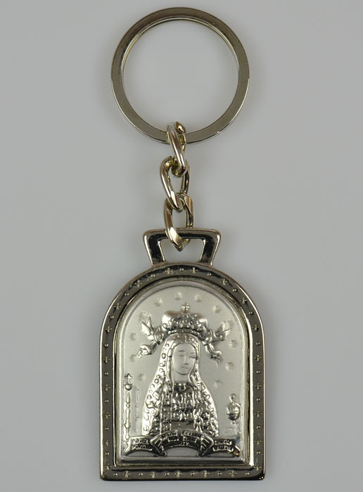 Porte-Clés de la Vierge Couronnée de Liche - Argent Massif - 5 cm (pic 2)