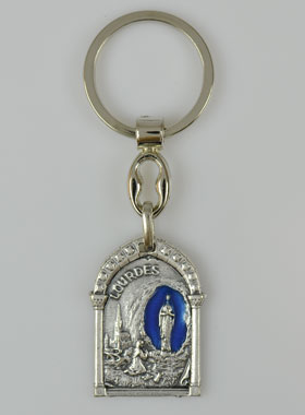 Porte-Clés de Notre Dame de Lourdes - 30 mm (pic 1)