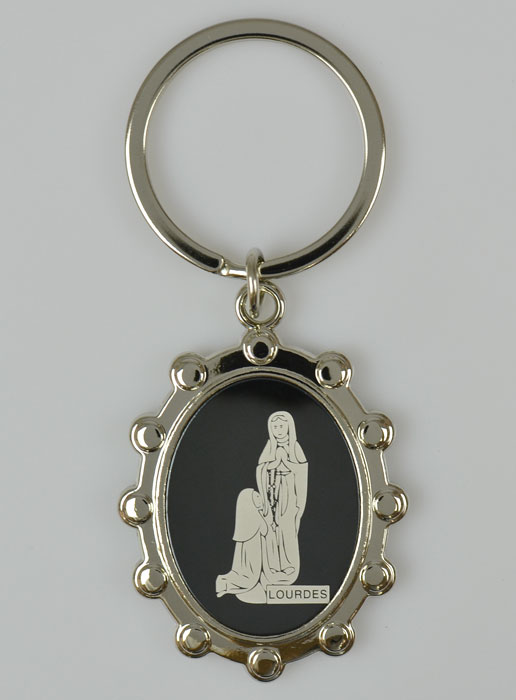 Porte-Clés de Notre Dame de Lourdes 3D (pic 2)