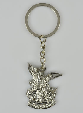 Porte-Clés de Saint Michel Archange - 4 cm (pic 1)