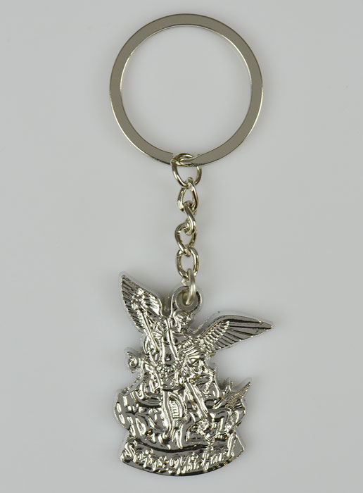 Porte-Clés de Saint Michel Archange - 4 cm (pic 2)