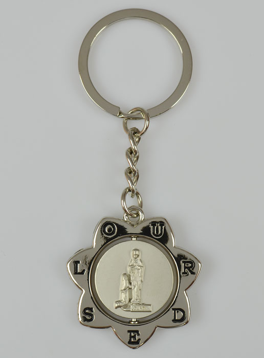 Porte-Clés des Apparitions de Notre Dame de Lourdes (pic 2)