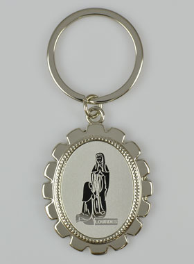 Porte-Clés des Apparitions de Notre Dame de Lourdes (pic 1)