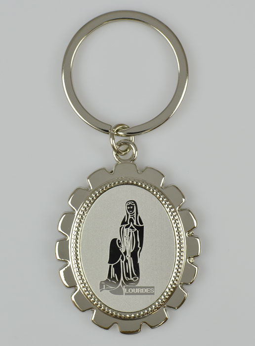 Porte-Clés des Apparitions de Notre Dame de Lourdes (pic 2)