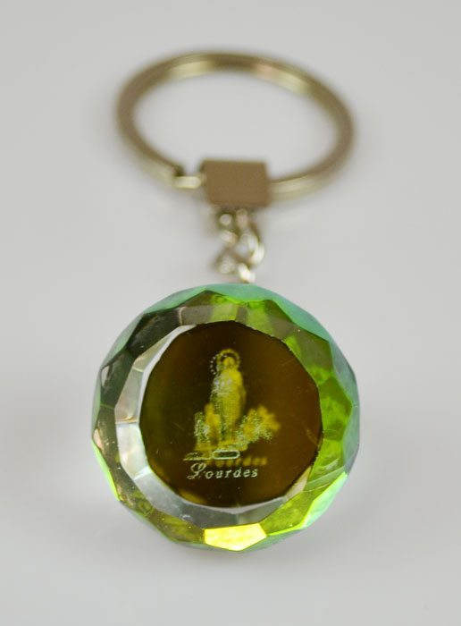 Porte-Clés Laser Lumineux Souvenir de Lourdes - 2.5cm (pic 2)