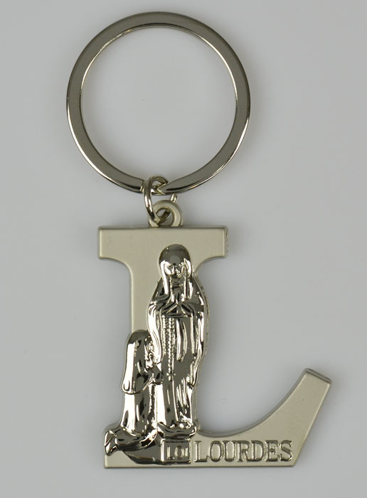 Porte-Clés Lettre L - Notre Dame de Lourdes (pic 2)