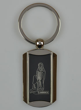 Porte-Clés ND de Lourdes Sculpté Laser (pic 1)