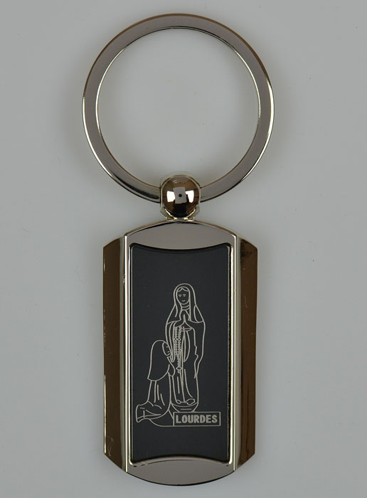 Porte-Clés ND de Lourdes Sculpté Laser (pic 2)