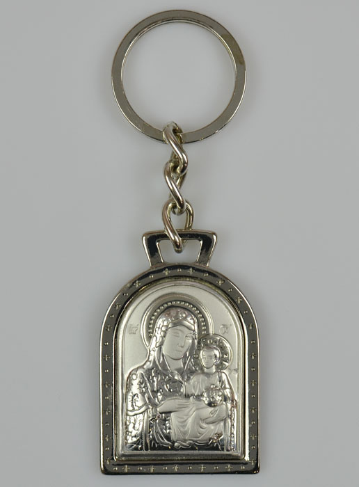 Porte-Clés Notre Dame de Bethléem - Argent Massif - 5 cm (pic 2)