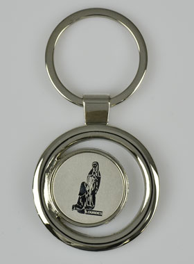 Porte-Clés Notre Dame de Lourdes - 4 cm (pic 1)