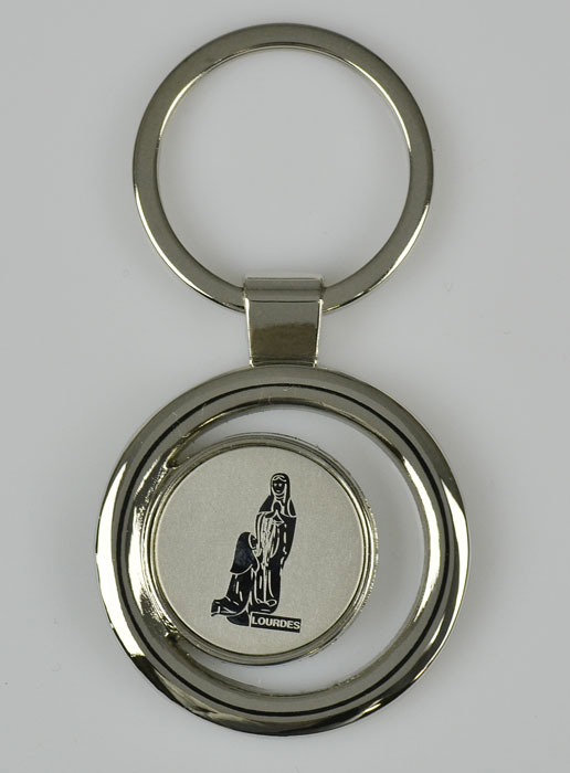 Porte-Clés Notre Dame de Lourdes - 4 cm (pic 2)