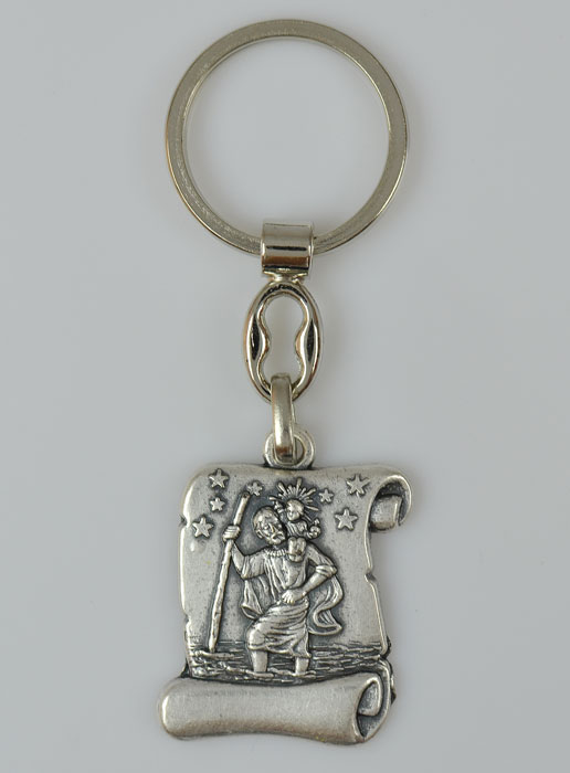 Porte clef Metal Saint Christophe