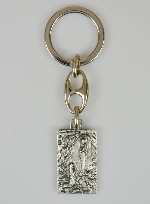 Porte-Clés Religieux Basilique de Notre Dame de Lourdes - 3cm (pic 2)