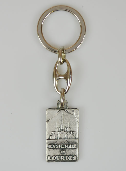 Porte-Clés Religieux Basilique de Notre Dame de Lourdes - 3cm (pic 3)