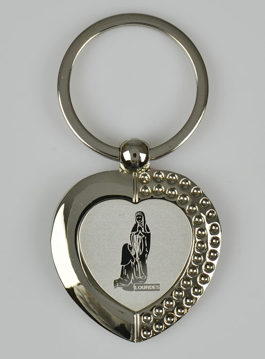 Porte-Clés Religieux Coeur Notre Dame de Lourdes (pic 2)