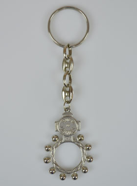 Porte-Clés Religieux Dizainier de Lourdes - 4cm (pic 1)