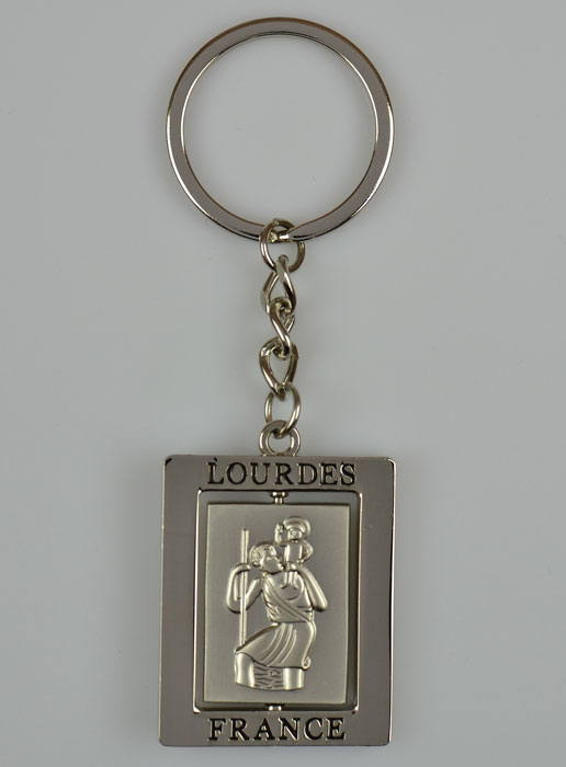 Porte clés St Christophe et Lourdes (pic 3)