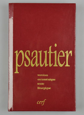 Psautier - Toile rouge (pic 1)