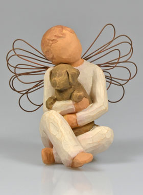 Ange Willow Tree - Ange de Tendresse (Angel of Comfort) - 10 cm (pic 1)