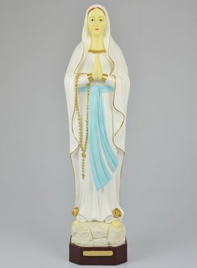 Statue Artisanale de Notre Dame de Lourdes - 50 cm (pic 1)