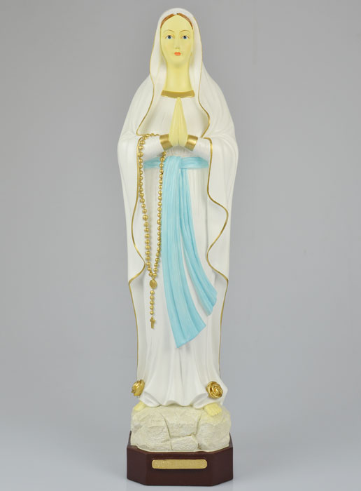 Statue Artisanale de Notre Dame de Lourdes - 50 cm (pic 2)