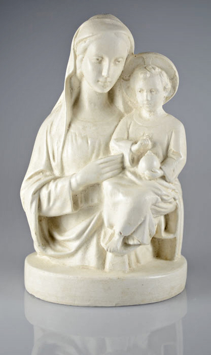 Statue Buste de la Madone Vierge Marie (pic 2)