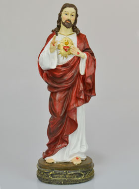 Statue Coeur Sacré de Jésus - Christ - 30 cm (pic 1)