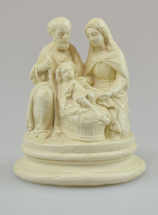 Statue Crèche La Sainte Famille - 8 X 7 cm (pic 2)