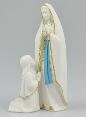 Statue des Apparitions de Notre Dame de Lourdes - 15 cm (pic 1)