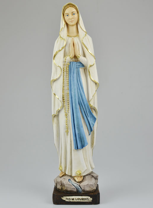 Statue de Notre Dame de Lourdes - 40 cm (pic 2)