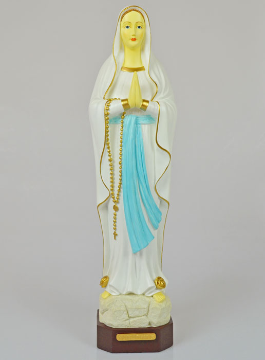 Statue Vierge Marie de Lourdes - 50 cm - Artisanat de Lourdes (pic 2)