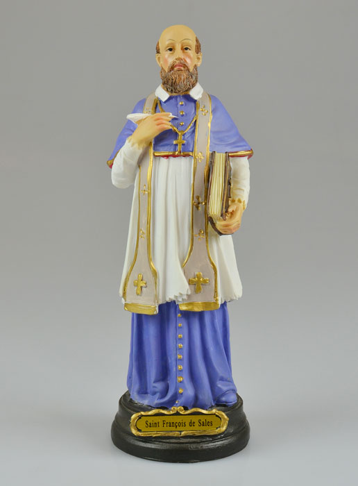 Statue de Saint François de Sales - 20 cm (pic 2)