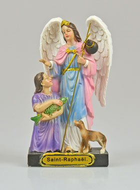 Statue de Saint Raphaël - 12cm (pic 1)