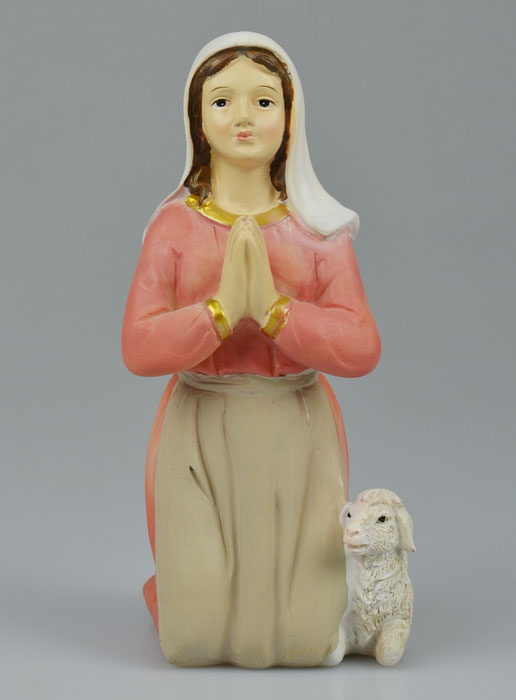 Statue de Sainte Bernadette en Prière - 18 cm (pic 2)