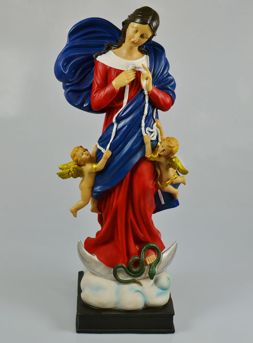 Statue D'Eglise Vierge Marie qui Défait les Noeuds - 60 cm (pic 2)