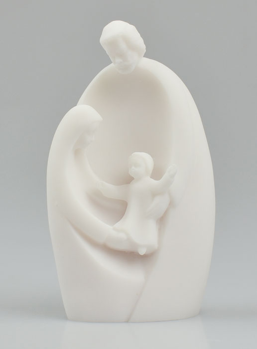 Statue Moderne de la Sainte Famille - Cadeau de Baptême (pic 2)