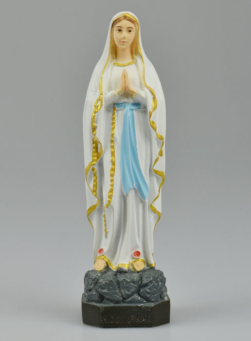 Statue Vierge Marie de Lourdes - 15 cm (pic 2)