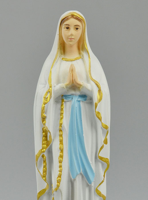 Statue Vierge Marie de Lourdes - 15 cm (pic 3)