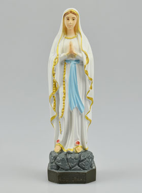 Statue Notre Dame de Lourdes - 15 cm (pic 1)