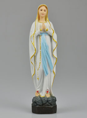 Statue Vierge Marie de Lourdes - 20 cm (pic 1)