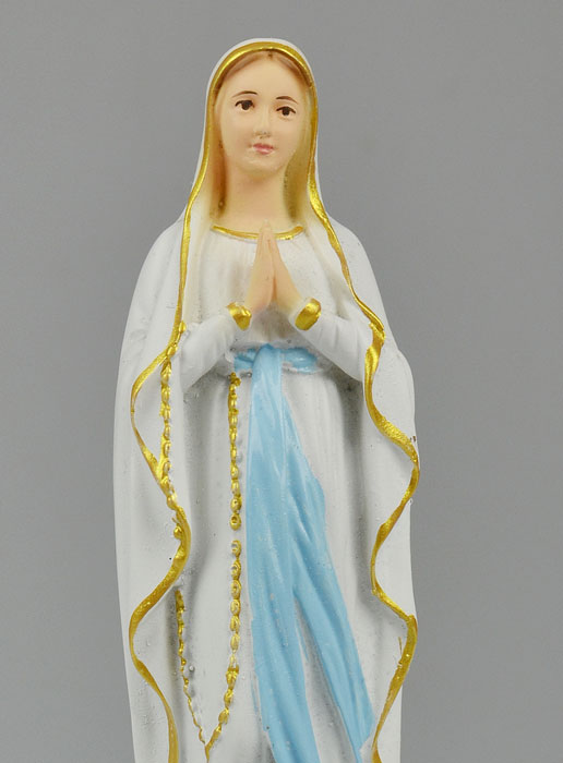 Statue Vierge Marie de Lourdes - 20 cm (pic 3)