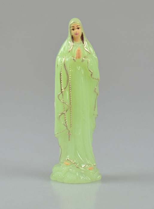 Statue Vierge Marie de Lourdes Fluo - 18 cm (pic 2)