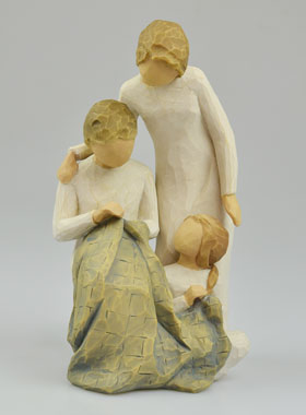 Statue Religieuse Willow Tree - La Sainte Famille (pic 1)